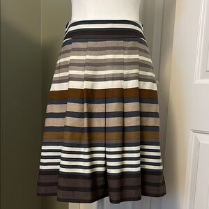 Banana Republic Striped A-Line Skirt